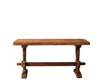 Early 20th Century French Oak Coffee Table
