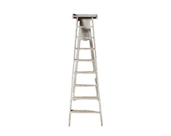1920s French Oak Library Ladder from the Bibliothque Nationale de Paris