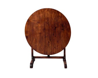 19th Century French Vigneron Oak Wine Table
