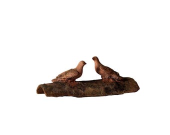 19th Century French Terracotta Roof Tile with Motif (B)