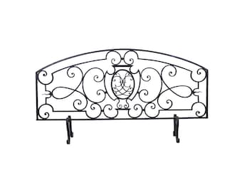 1900 French Iron Fireplace Screen