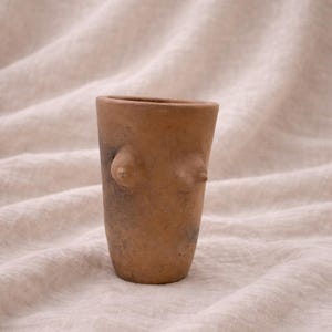 Body-Inspired Sculptural Clay Vessel | Handmade Abstract Ceramic Art Object | Minimalist Home Decor
