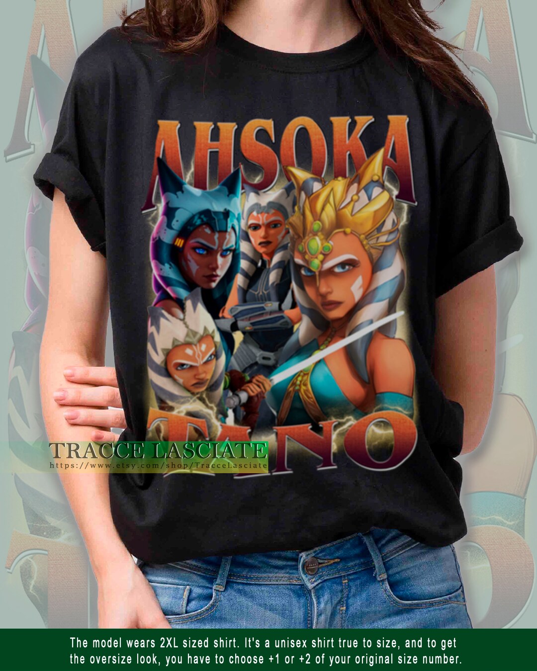 Ahsoka Tano Shirt Gift Movie Ahsoka Tano Tshirt Bootleg Etsy