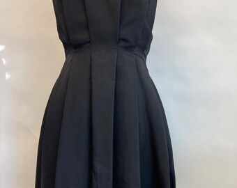 Hand draped cocktail mikado silk couture dress