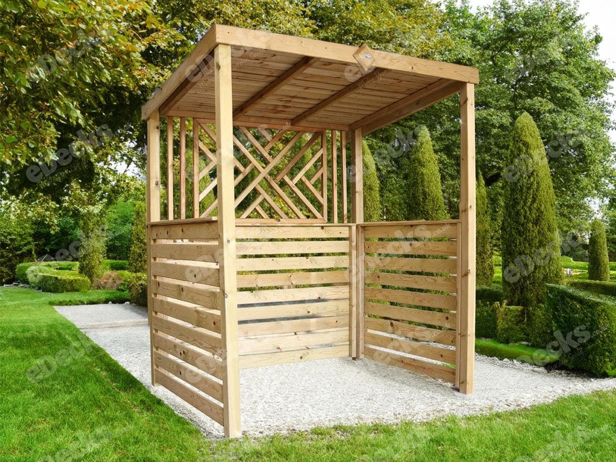 The Edecks Garden BBQ Shelters, Multiple Designs, 1.8m X 1.35m Pressure
