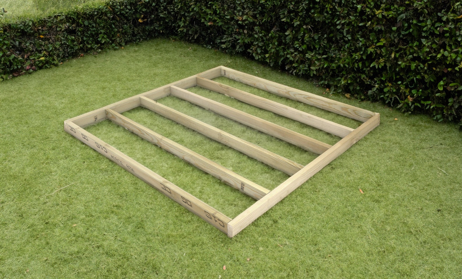 Decking Frame Kit, Joists, Garden Timber Base, 4