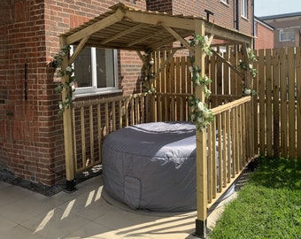 Ex-Display Standard Softwood Atlas Wooden Gazebo Kit 2m x 2m, Pressure Treated, Top Quality, CHEAP!