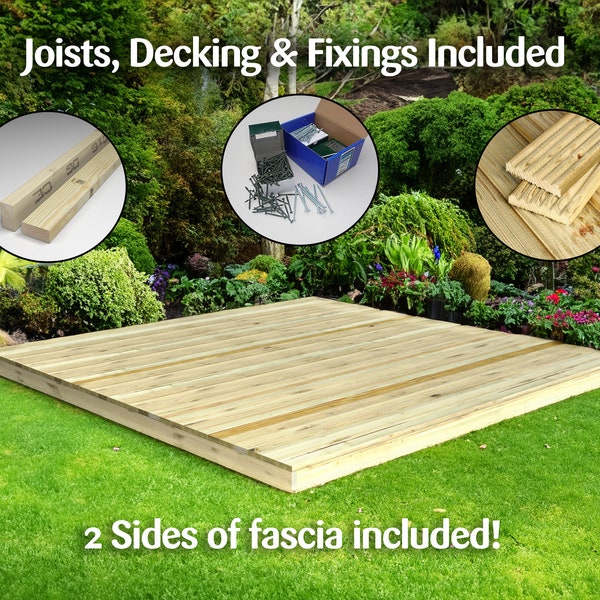 EXTREMELY CHEAP! Reject Discount Decking Kits, Complete Packs, Multiple Sizes, Pressure Treated
