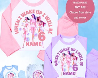 Kpop - Kids Pjs, Pyjamas - When I Wake Up I Will Be - Rumi, Zoey, Mira - Huntrix