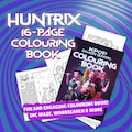 KPOP demon hunters colouring book. 16 pages of colouring fun! | Huntrix colouring book