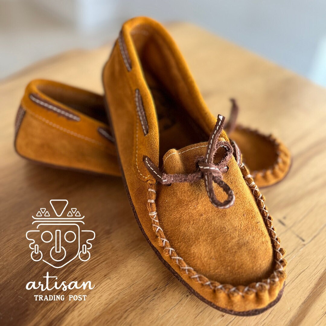 tracee metallic leather moccasin