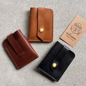 Cartera de cuero para tarjetas de Hernández