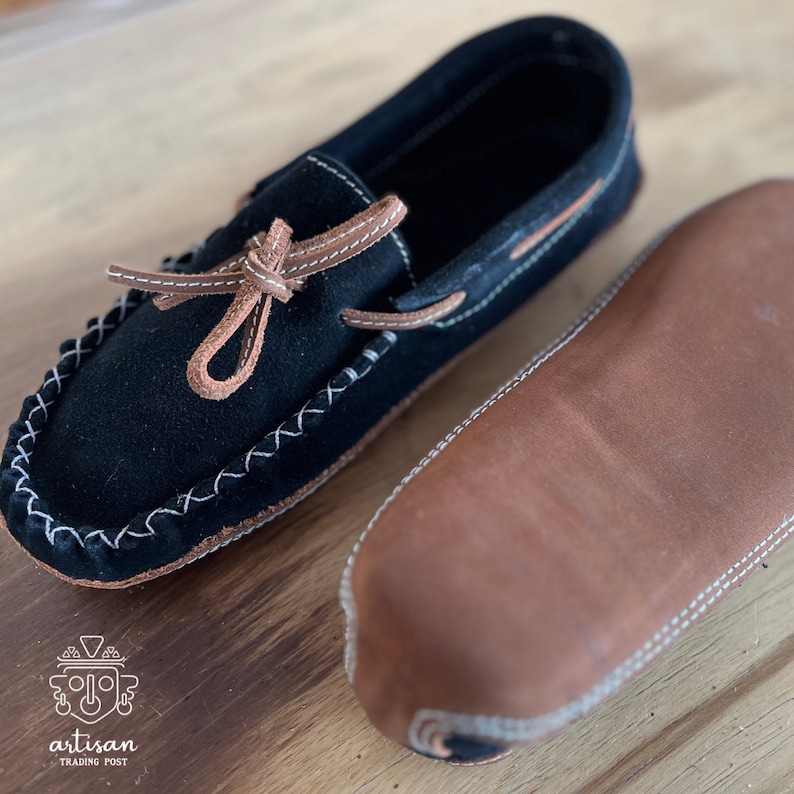 tracee metallic leather moccasin