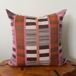 Handwoven Boho Pillow Cover Rosa Cotton Acrylic - Etsy
