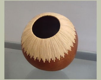 Native basket Wanikua coconut and moriche sunbeams