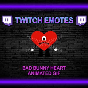 Bad Bunny Heart Emote