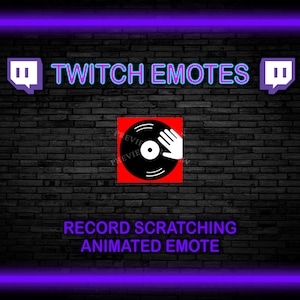 Record Scratching Animated Emote