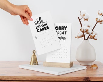 Sarcastic Desk Calendar Etsy Denmark