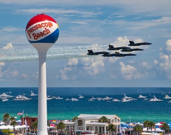 US Navy Blue Angels - Spectacle aérien de Pensacola Beach Juillet 2022 - Blue Angels Over Pensacola Beach - Fichier numérique