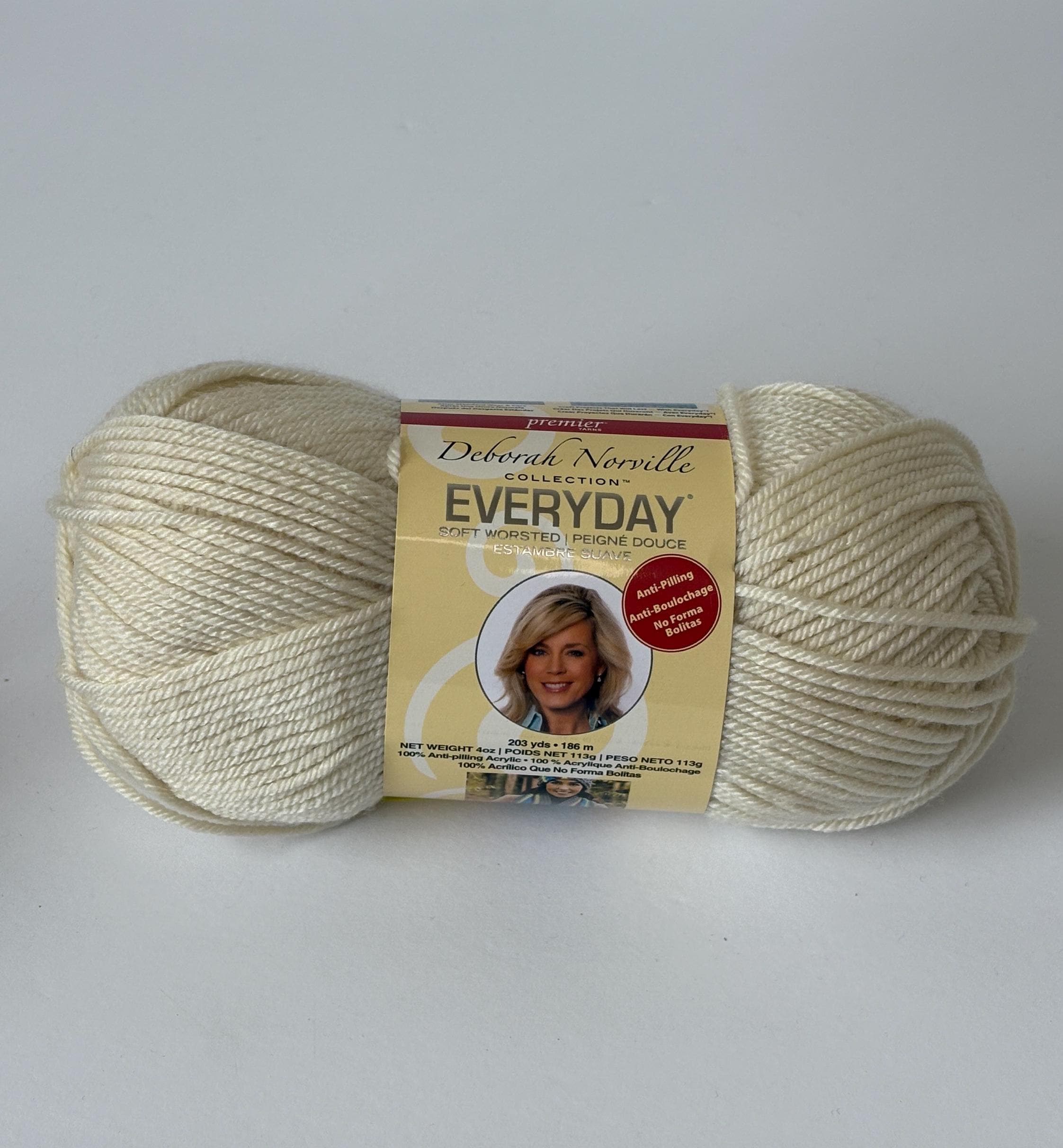 Deborah Norville Collection Saturate Wool Yarn - Fluorite Color Lightweight Knitting Yarn