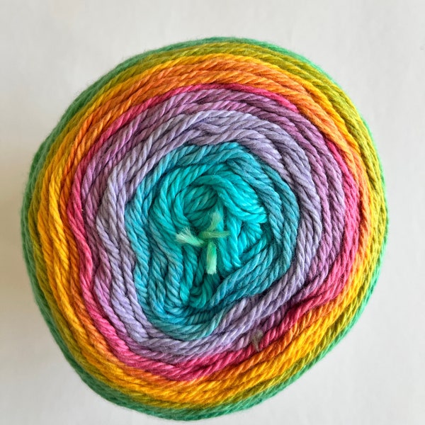 Yarn Bee Sugarwheel Cotton Multi Color Sprinkles on Top Yarn