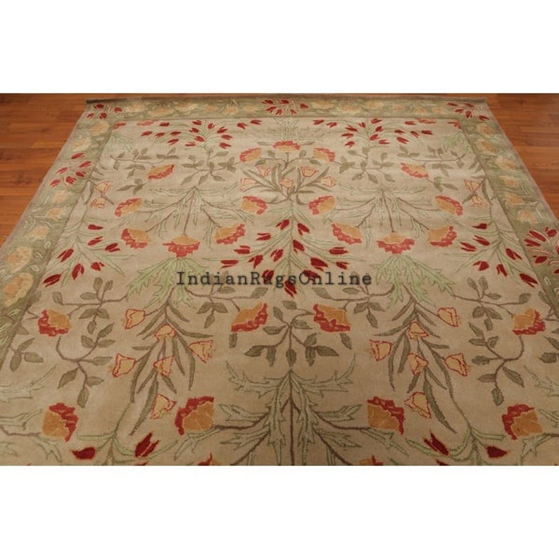 Adeline Multi Floral Handtufted Wool Rug. 100 Authentic Handmade High