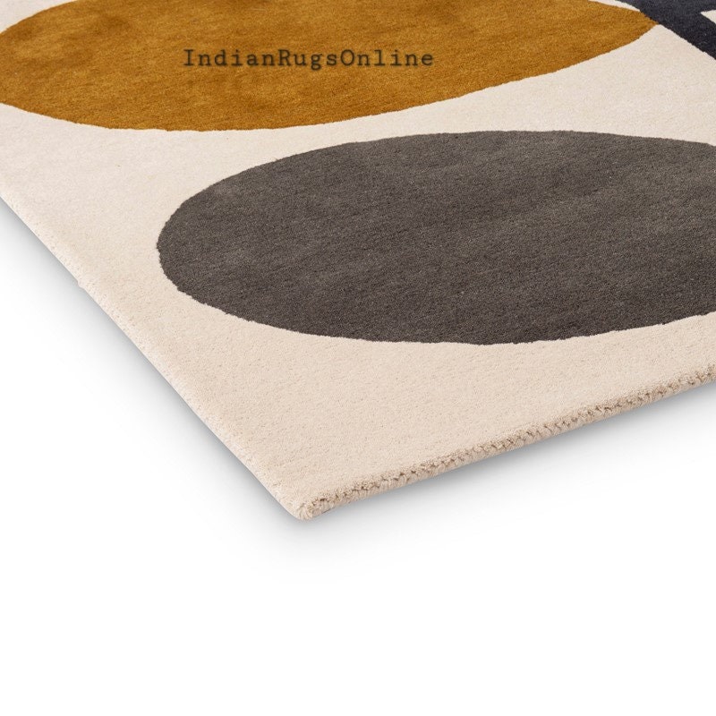 Modern Leaf Design Giant Multi Stem Premium Quality Wool Rug. Etsy