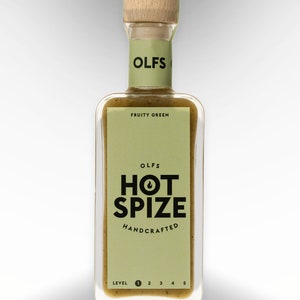 Olfs Hot Spize handgefertigte, Vegane Chilisauce, aus Hamburg. Perfektes Geschenk für ein scharfes Grillfest Bild 3