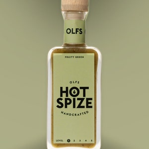 Olfs Hot Spize handgefertigte, Vegane Chilisauce, aus Hamburg. Perfektes Geschenk für ein scharfes Ostern Bild 2