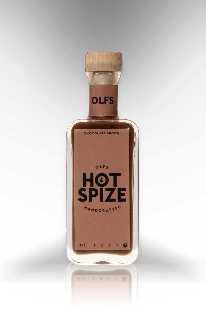 Olfs Hot Spize handgefertigte, Vegane Chilisauce, aus Hamburg. Perfektes Geschenk für ein scharfes Grillfest Bild 2