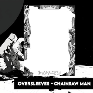 chainsaw man card sleeves Chainsaw Man Standard Sleeves 65x