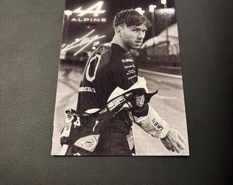 Affiche Encadrée Pierre Gasly 2025 – Impression Numérique De Casque F1, Cadre Noir, 33x24 Cm, Parfaite Pour Chambre Ou Bureau, édition Limitée