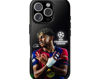 Lamine Yamal Phone Case, Phone Case for Yamal Fan, Gift for Barcelona fans, Football fan present, Barcelona Fan Gift, Apple & Samsung Phone