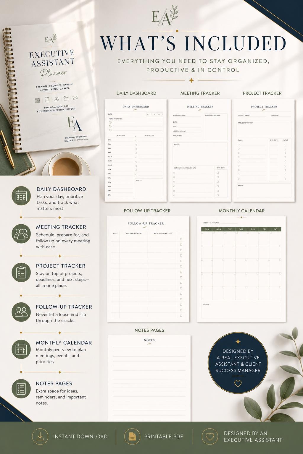 Executive Assistant Planner | Administrative Assistant Planner ...