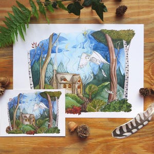 Rauhnacht Rauhnächte Kunstdruck Postkarte Print Digitalprint