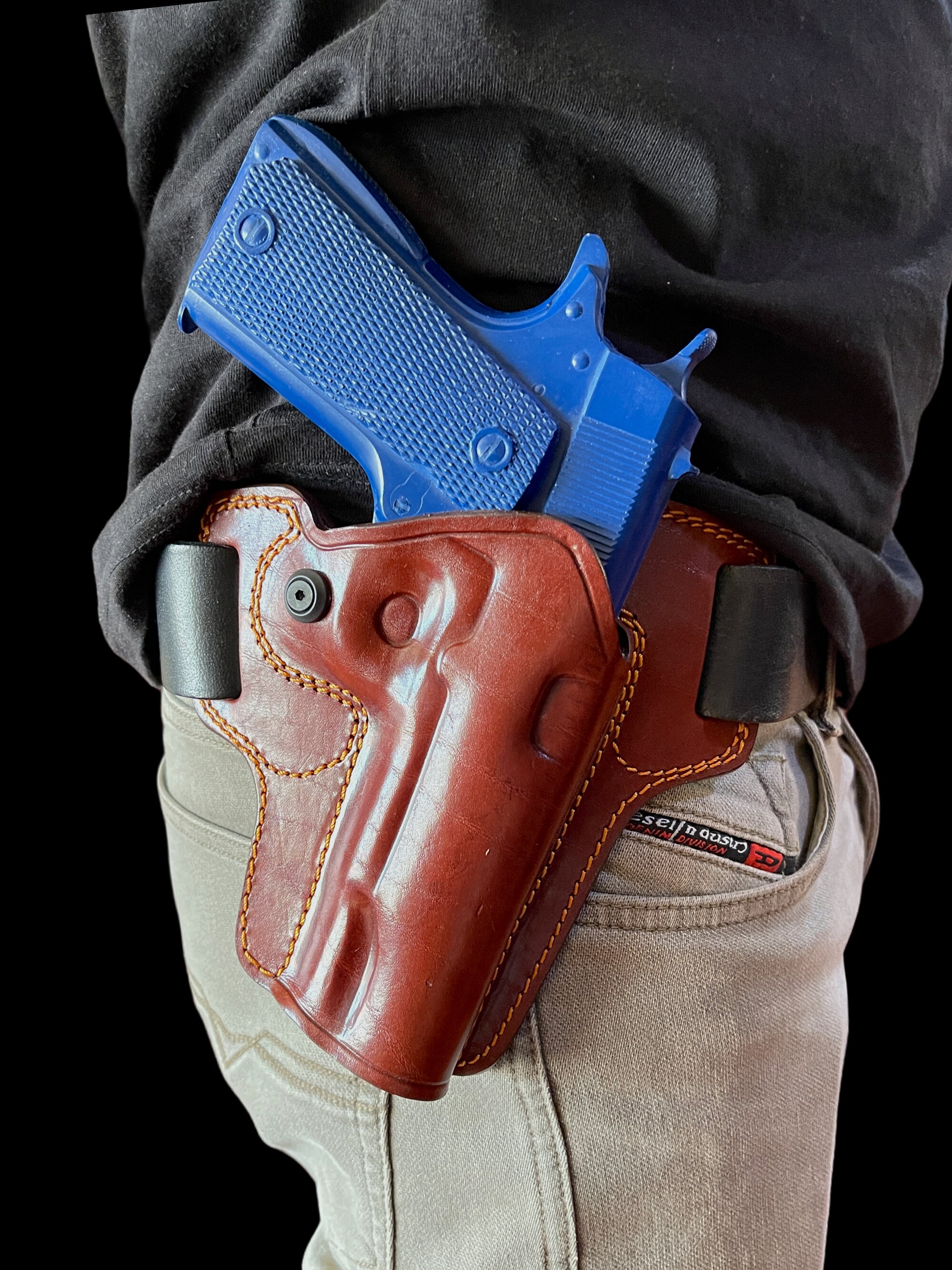 Handmade Leather OWB Holster For CZ 75 & 75B - Combat Master Gun Holster