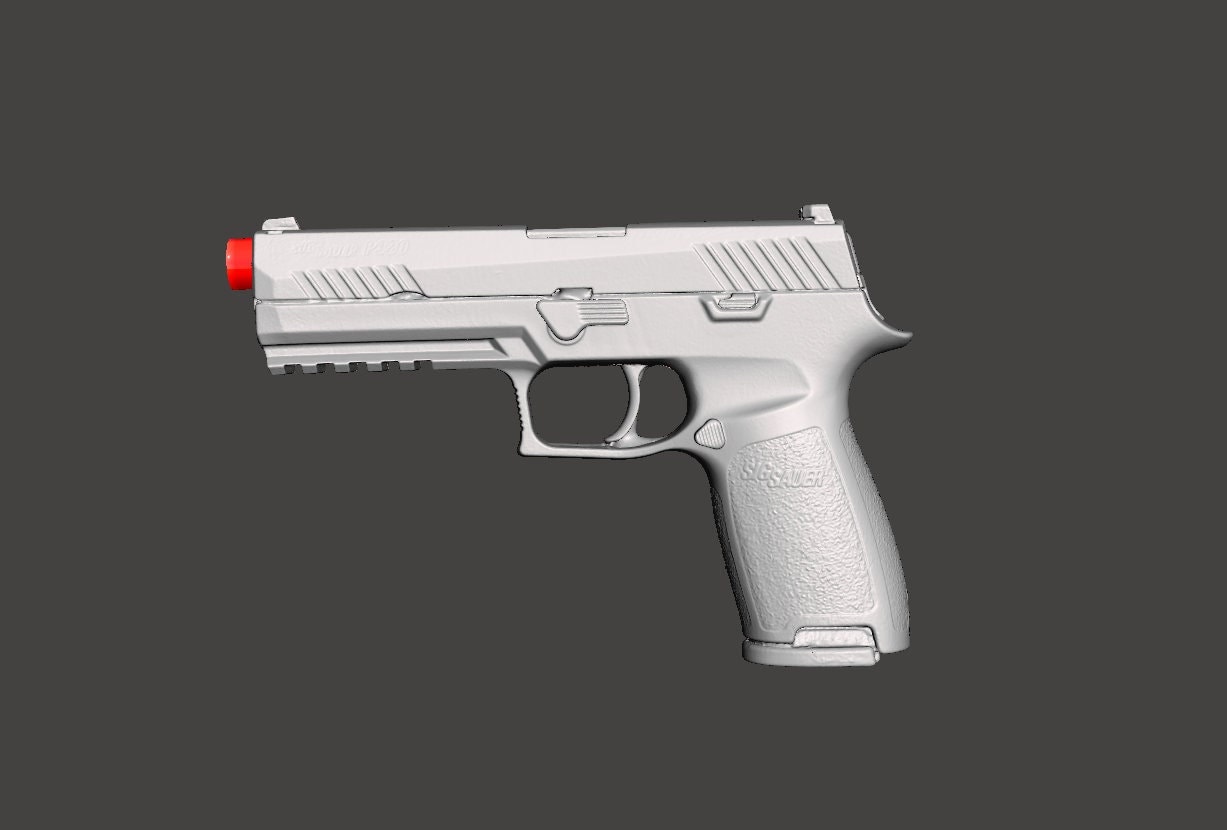 Sig Sauer P320 Full Size 3d Stl Mold | Holster Mold | Prop | Holster ...