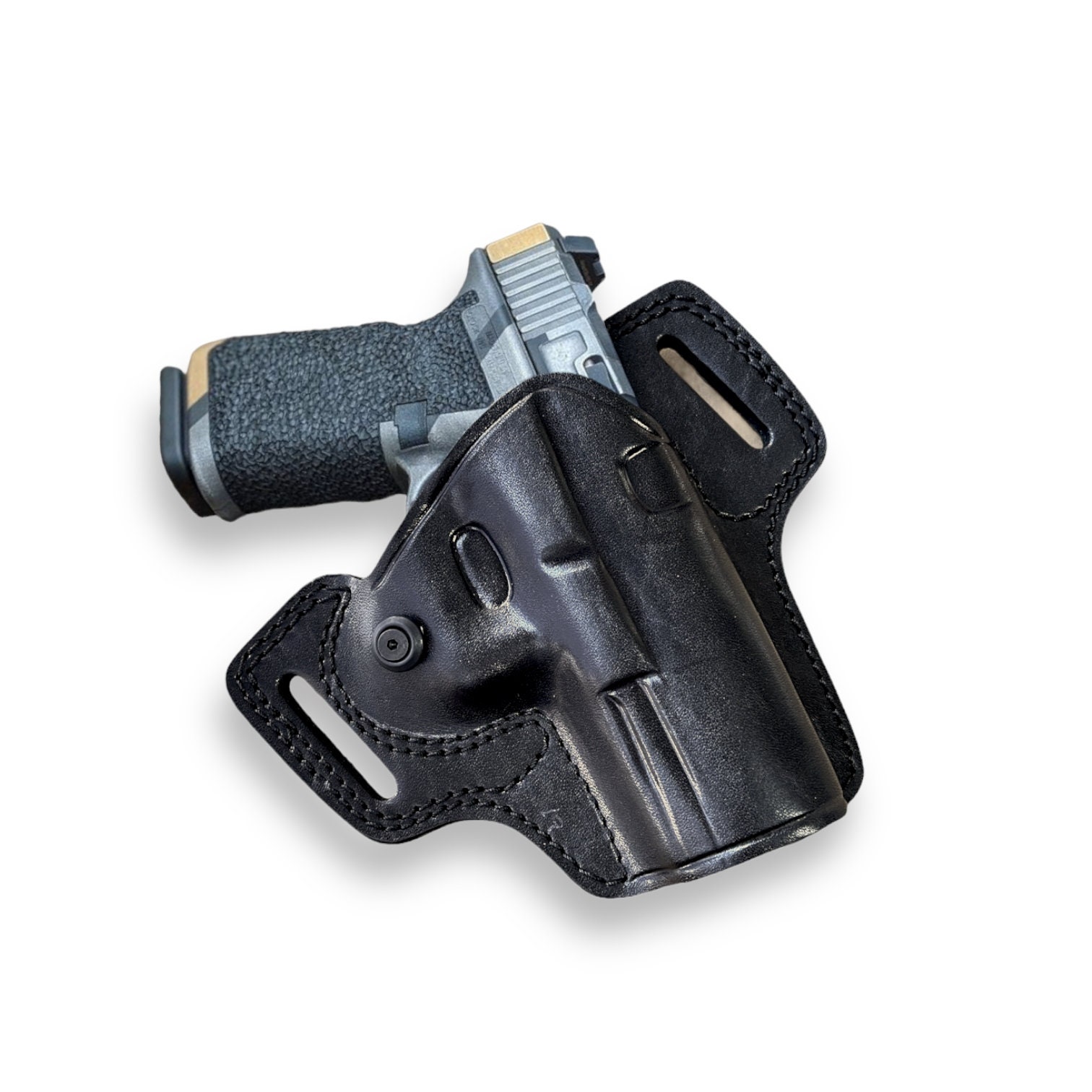 Handmade Leather OWB Holster For CZ 75 & 75B - Combat Master Gun Holster