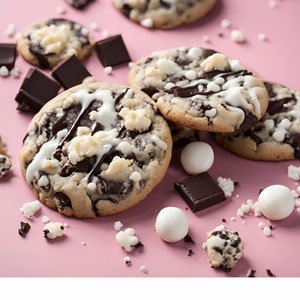 Cookies N Cream Cookie Recipe | Crumbl-Inpspired