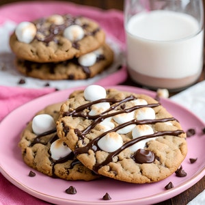 Smore&#39;s | Crumbl inspired cookie
