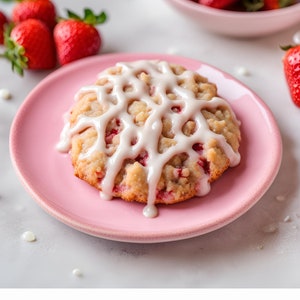 Strawberry Crumb Cake Cookies