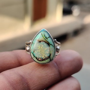 Unique Monarch Opal Ring, Natural Gemstone Ring, 925 Sterling Silver, Handmade Ring, Women Ring, Amazing Ring, Silver Jewelry, Gift Ring