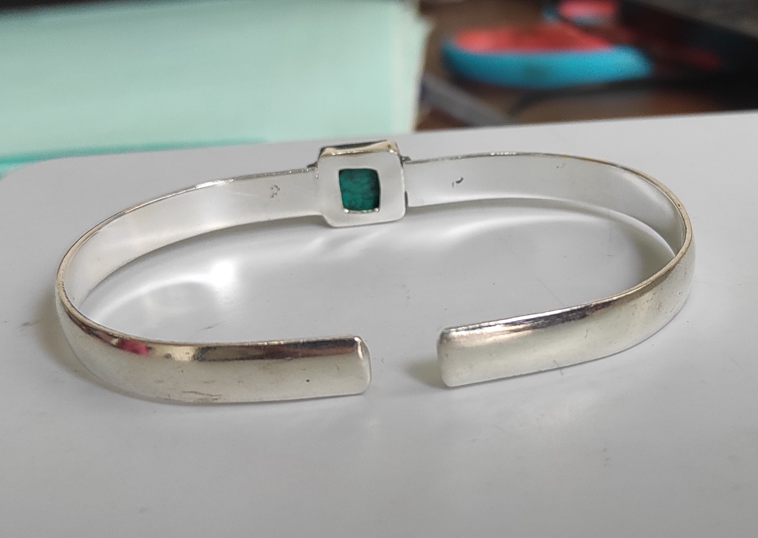 Bracciale regolabile in argento sterling 925 fatto a mano con pietra turchese blu alla moda, regalo unisex, elegante gioiello personalizzato con perline/palline sbr462 - Italia Bracciale regolabile in argento sterling 925 fatto a mano con pietra turchese blu alla moda, regalo unisex, elegante gioiello personalizzato con perline/palline sbr462 - Italia