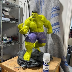 hulk statue giant 3d printed 26” tall