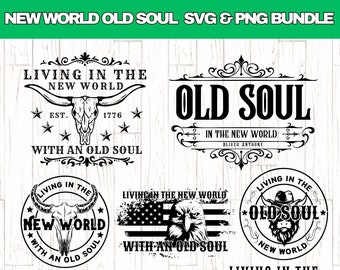 Living In The New World With An Old Soul SVG PNG, Rich Men North of Richmond, Country Music svg Bundle, Oliver Anthony png svg, Sublimation,