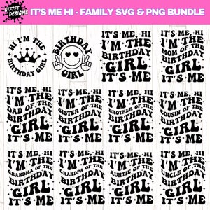 Es ist mir Hallo Shirt svg Bundle, Familiengeburtstag svg, ich bin das Geburtstagskind, seine ich svg, In meinem Birthday Era svg, Birthday Squad svg,