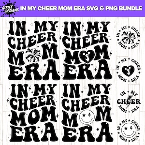 In meinem Cheer Mom Era SVG PNG Bundle, Cheer Mom SVG, Cheer Mom Shirt svg, Cheer Mama svg, Cheerleader Mom svg, Cheer Mom Geschenk svg,