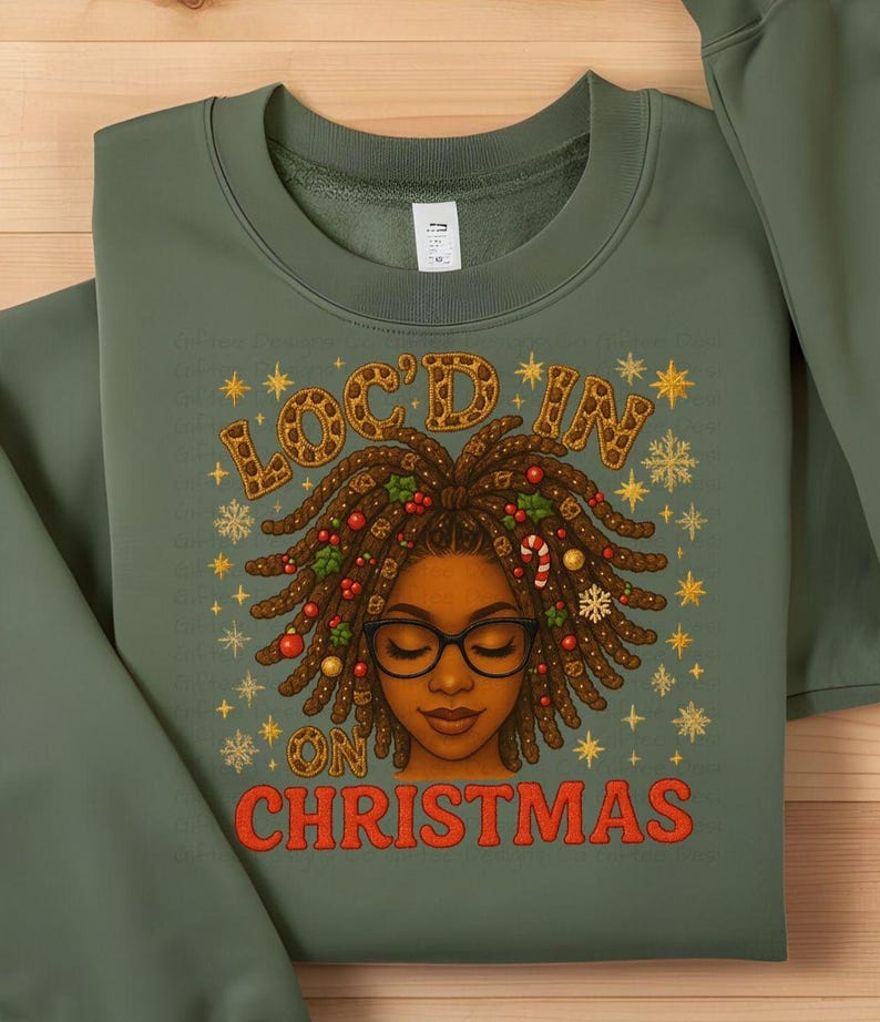 Black Woman With Locs PNG, African American Christmas Png, Hairdresser ...