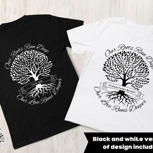 Our Roots Run Deep SVG, Family Reunion Svg With Tree, Tree Roots Svg ...