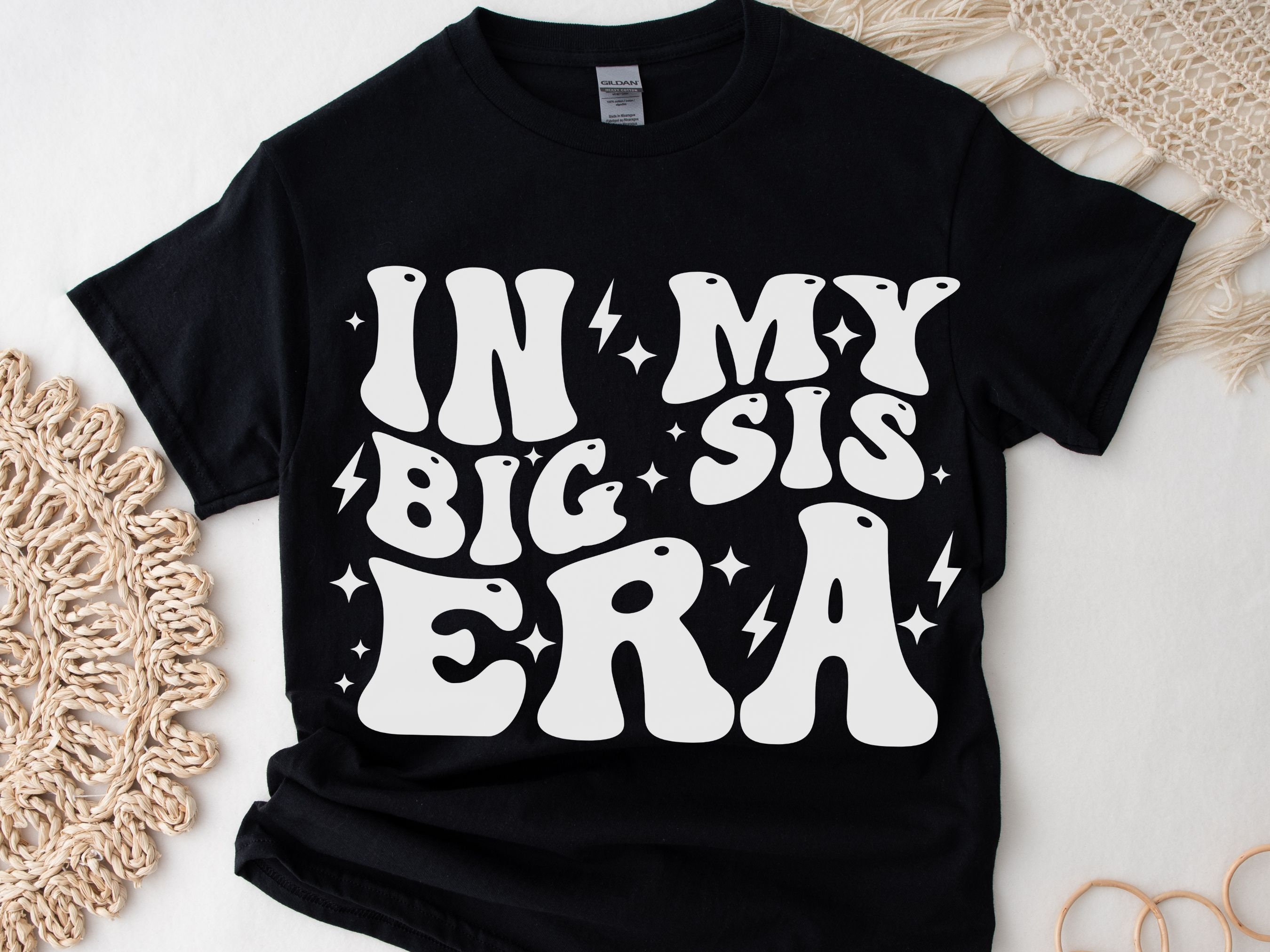 In My Big Sister Era SVG PNG Bundle, Big Sister Svg, Sister Quotes Svg ...